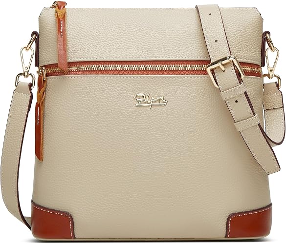 BOYATU Leather Crossbody Bag for Women: Genuine Leather Shoulder Purse